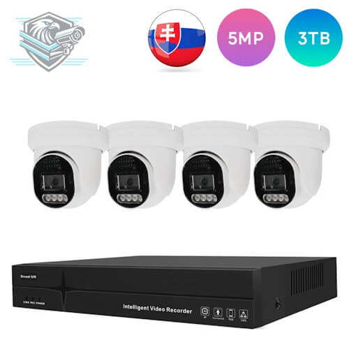 Orlux Protect Dome 5MP - 4 kamerový set